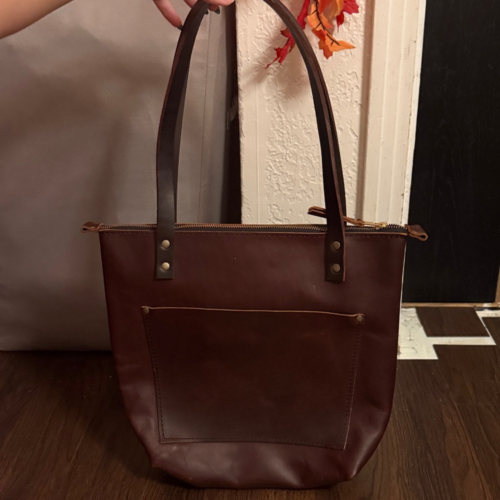 ‘Almost Perfect’ Portland Leather Tote Bag